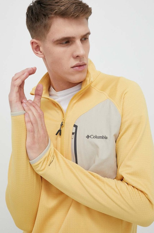 Columbia bluza sportowa Triple Canyon bez kaptura żółty 2031321