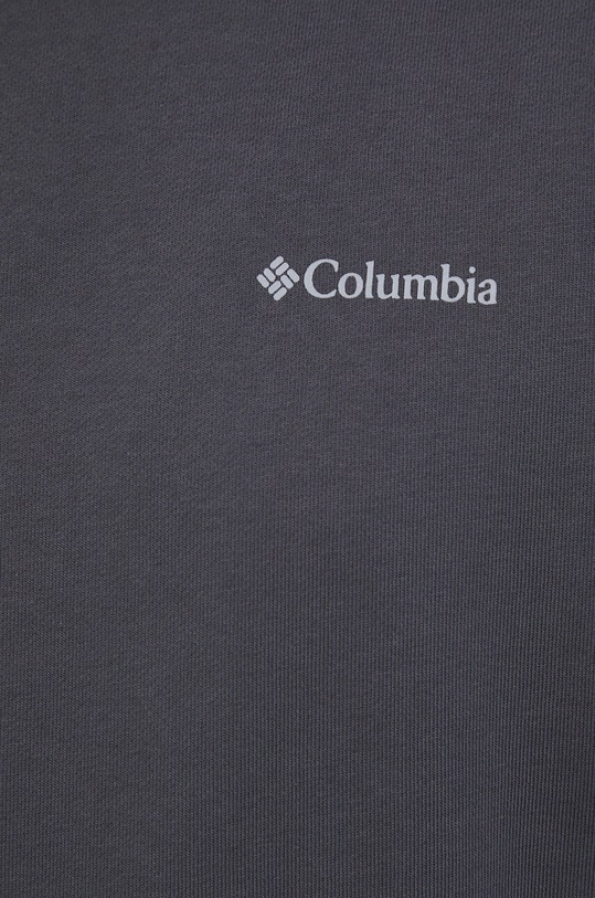 Bavlnená mikina Columbia 2037471 sivá