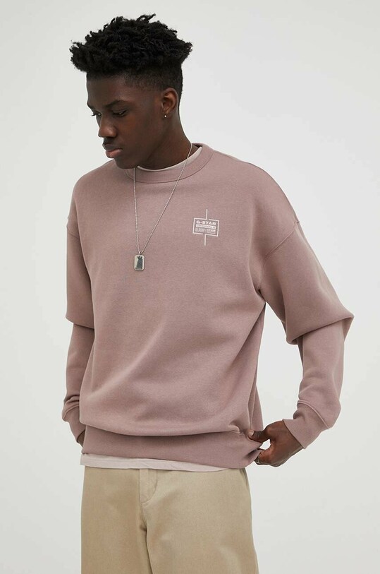 Mikina G-Star Raw hnědá D23223.C235