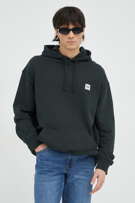 Lee bluza bawełniana bawełna zielony L84WFXON