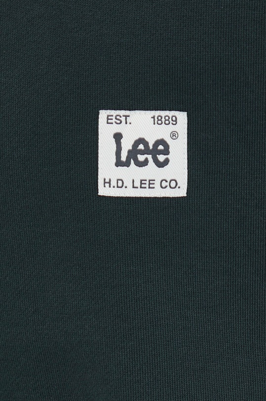 Lee bluza bawełniana L84WFXON zielony