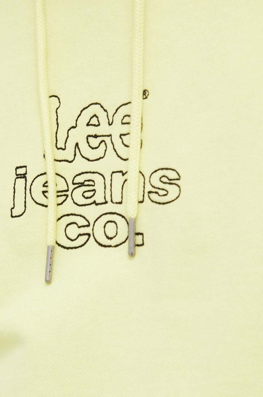 Lee bluza bawełniana LL24FWA05 żółty