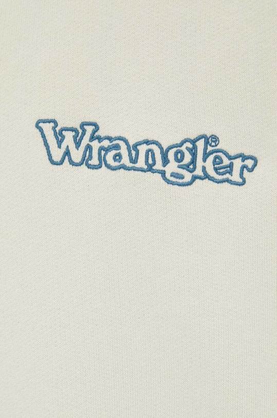 Bavlnená mikina Wrangler W674I3C23 béžová