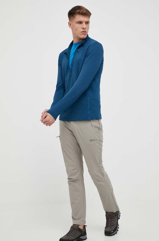 Jack Wolfskin bluza sportowa Kolbenberg Hz 1710531 niebieski SS23