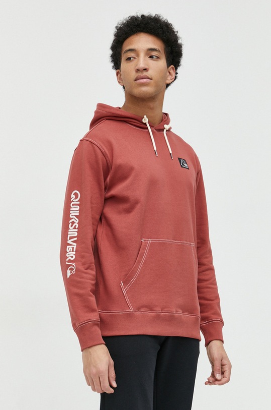 Quiksilver pamut melegítőfelső piros EQYFT04739