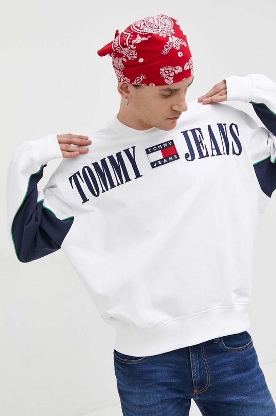 Tommy Jeans bluza DM0DM16378.PPYX alb SS23