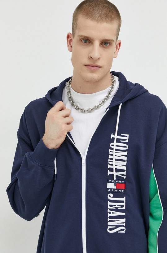 Tommy Jeans bluza bleumarin DM0DM16374.PPYX