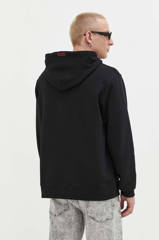 Odzież GCDS bluza bawełniana CC94M100105 czarny