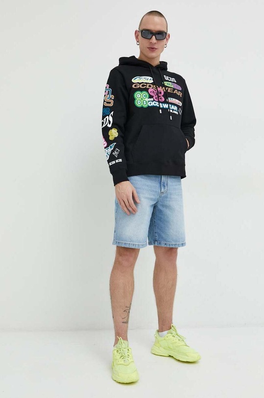 Одежда Хлопковая кофта GCDS CC94M100154 чёрный