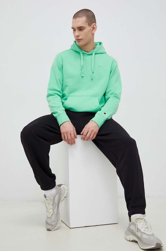Champion bluza z kapturem zielony 218491