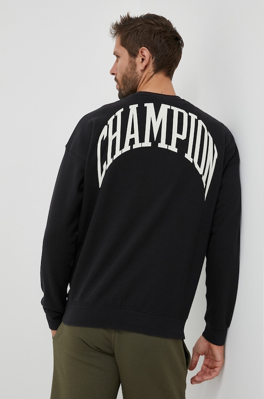Champion bluza nadruk czarny 218517