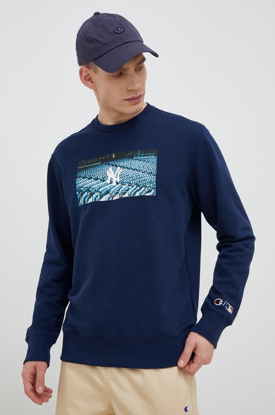 Кофта Champion візерунок темно-синій 218920