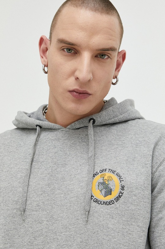 Mikina Vans VN0007W702F1 šedá