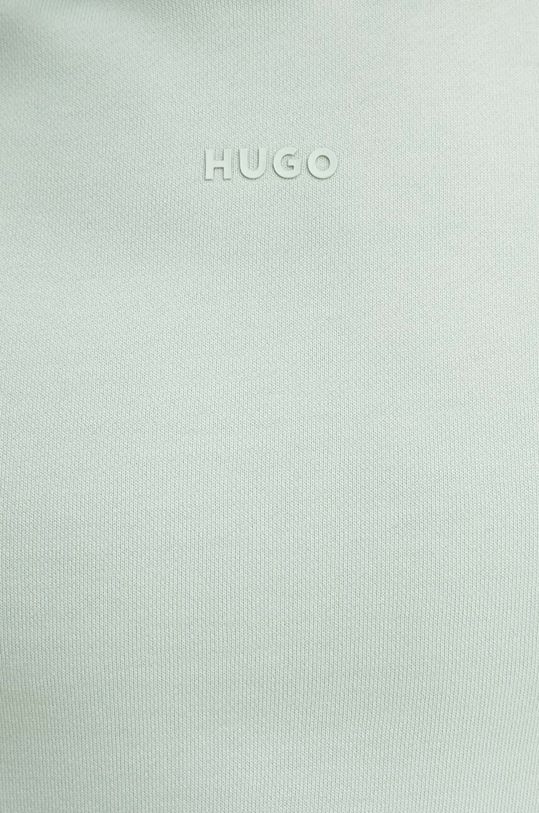 Βαμβακερή μπλούζα HUGO 50486478 πράσινο