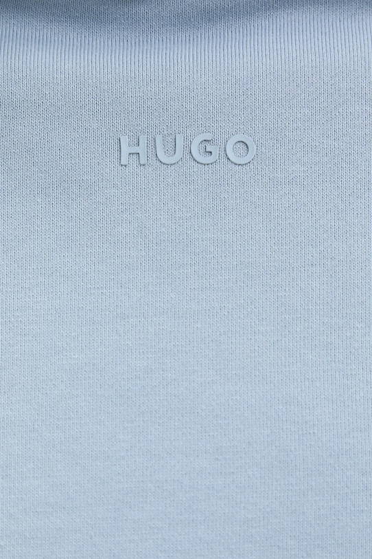 Бавовняна кофта HUGO 50486478 блакитний