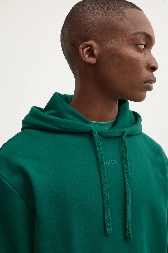 HUGO hanorac de bumbac Dapo 50486478 verde