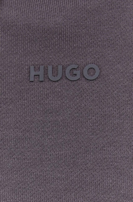 Βαμβακερή μπλούζα HUGO 50486478 γκρί