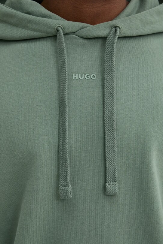 HUGO hanorac de bumbac 50486478 verde