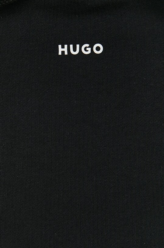 HUGO hanorac de bumbac 50486478 negru