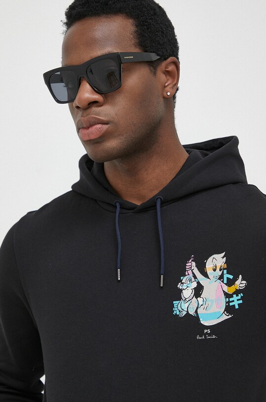 PS Paul Smith hanorac de bumbac negru M2R.694R.KP3833