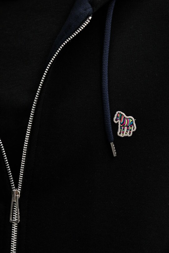 Bavlněná mikina PS Paul Smith M2R.360R.KZEBRA černá