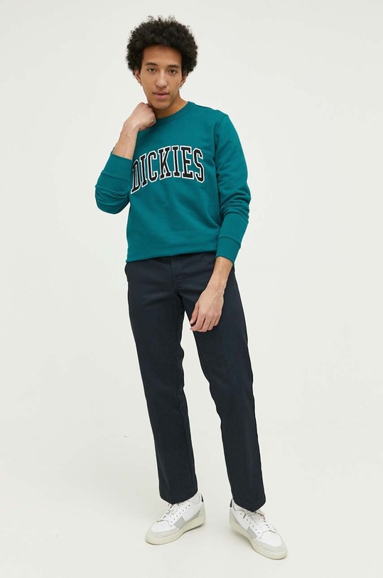 Dickies bluza bawełniana DK0A4XABE641 turkusowy SS23
