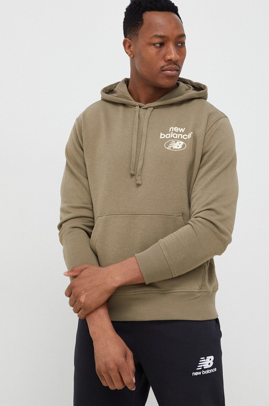 New Balance bluza verde MT31514CGN