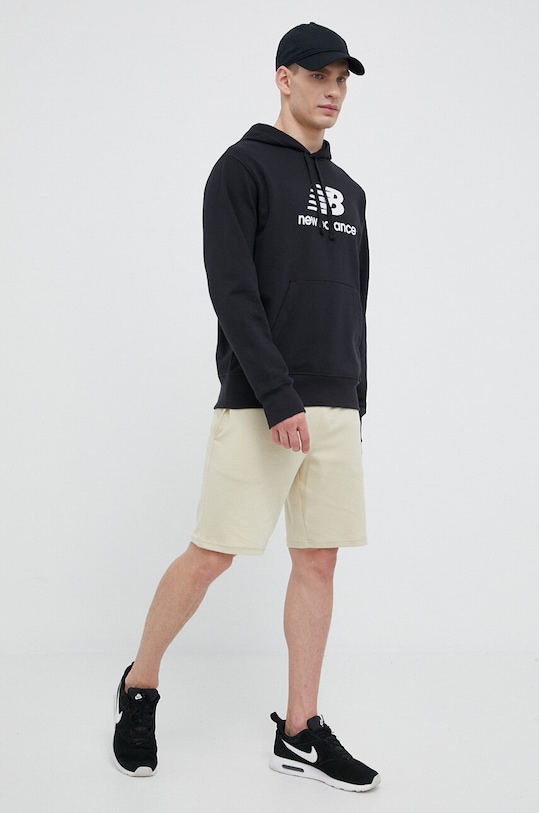 Dukserica New Balance MT31537BK crna SS23