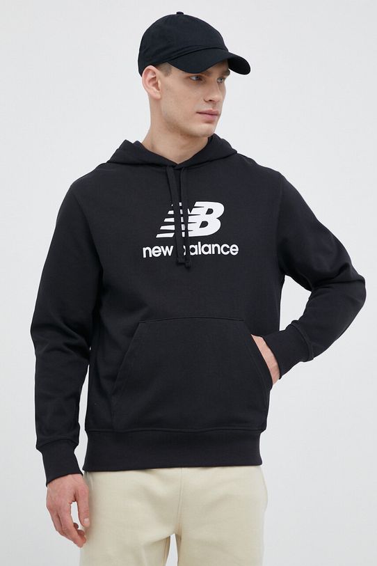New Balance bluză negru MT31537BK