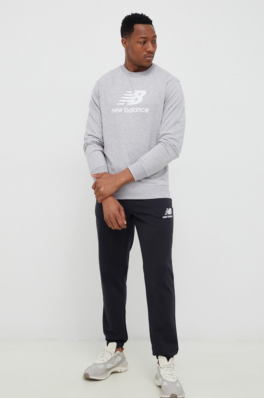 New Balance bluză MT31538AG gri SS23