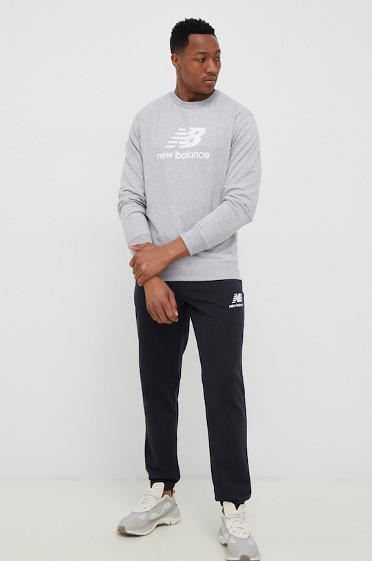 New Balance bluză MT31538AG gri SS23