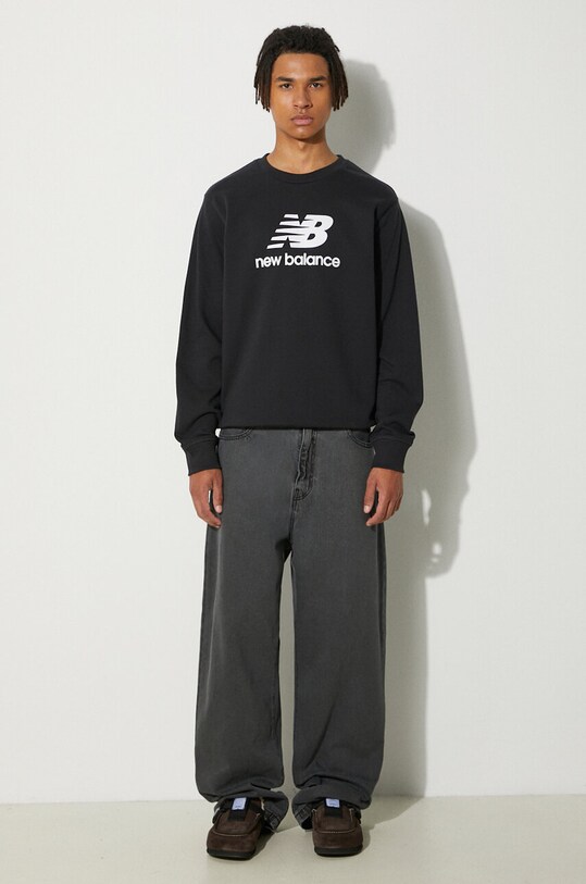 New Balance bluza MT31538BK czarny SS23