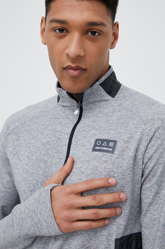 New Balance hanorac de jogging Impact Run AT melanj gri MT31273SXY