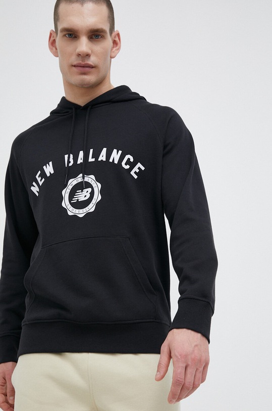 New Balance bluza czarny MT31901BK