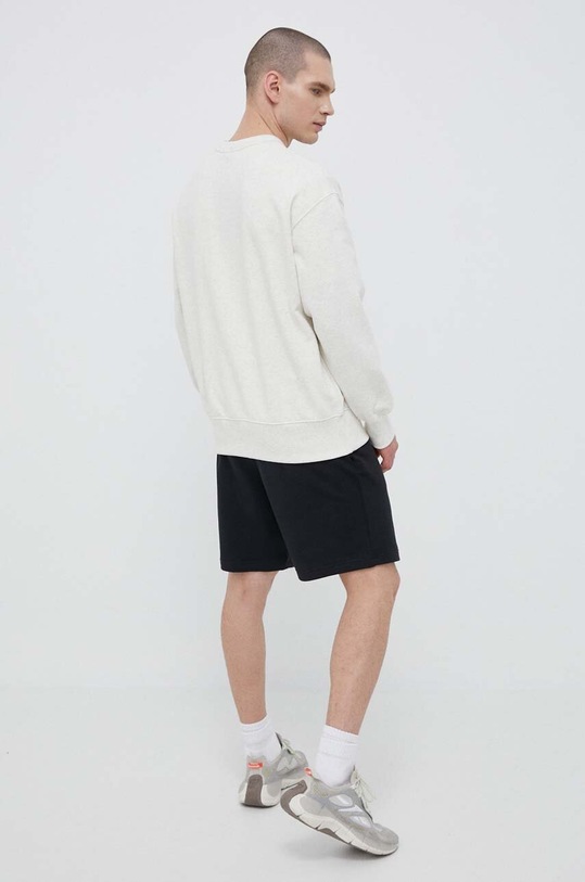 Odzież New Balance bluza bawełniana MT31556OTH beżowy