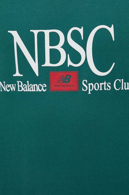New Balance hanorac de bumbac MT31556TFN verde