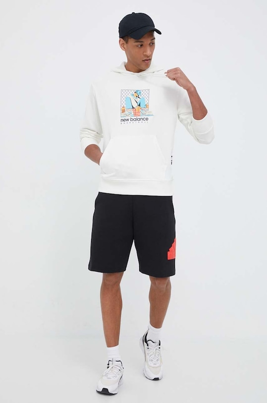 New Balance bluza MT31588SST beżowy SS23