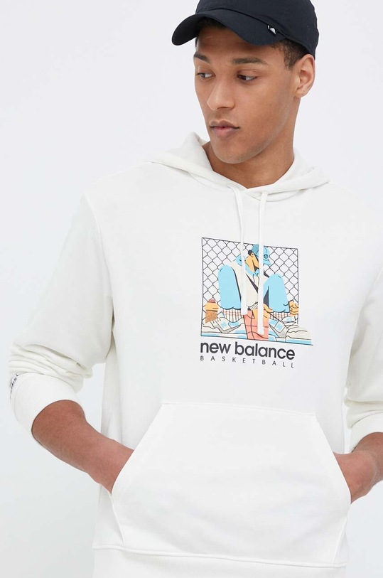 New Balance bluza beżowy MT31588SST