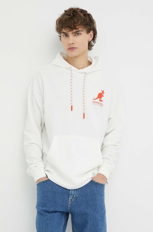 Marc O'Polo bluza bawełniana DENIM nadruk biały 364308954426