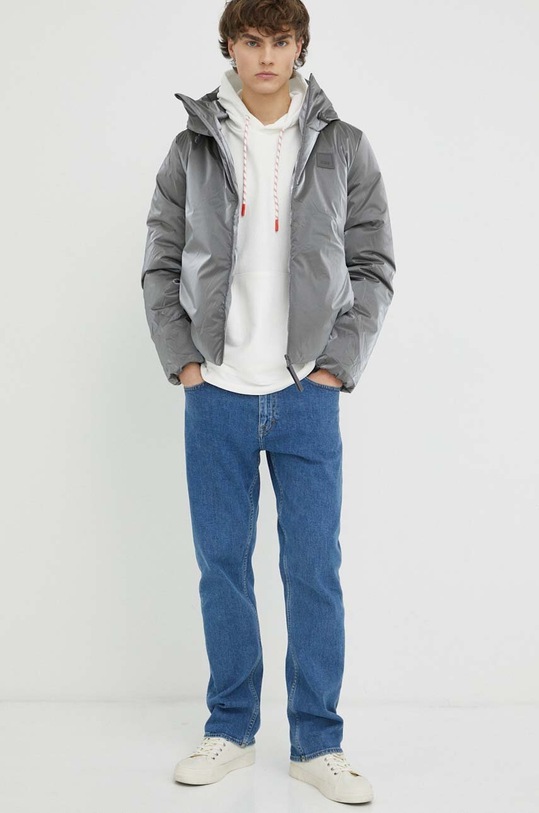 Marc O'Polo bluza bawełniana DENIM 364308954426 biały SS23