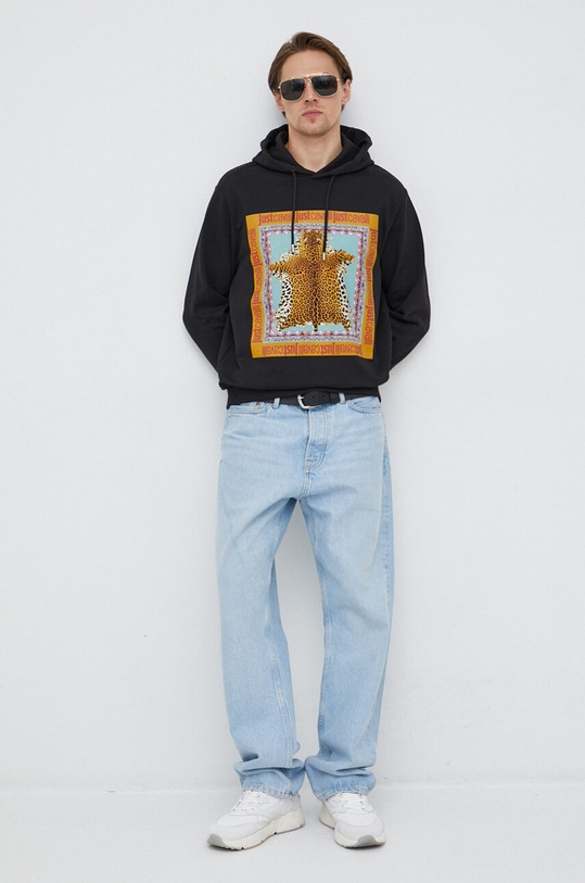 Just Cavalli bluza 74OBIF09.CF200 czarny SS23