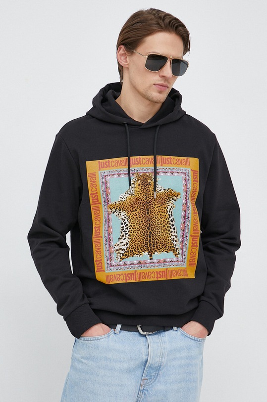Just Cavalli bluza czarny 74OBIF09.CF200