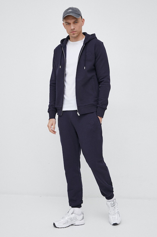 Gant bluza bawełniana 2037021 granatowy NC24