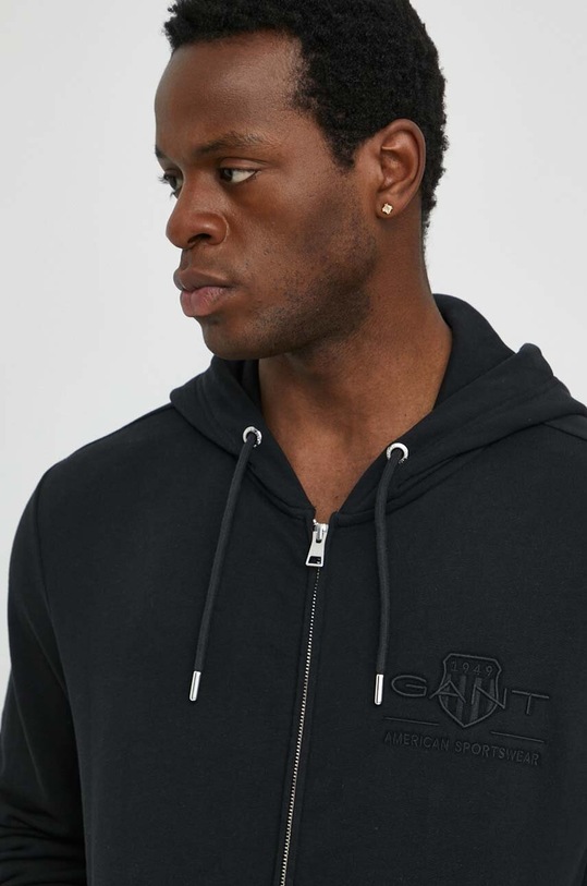 Gant bluza bawełniana czarny 2037021