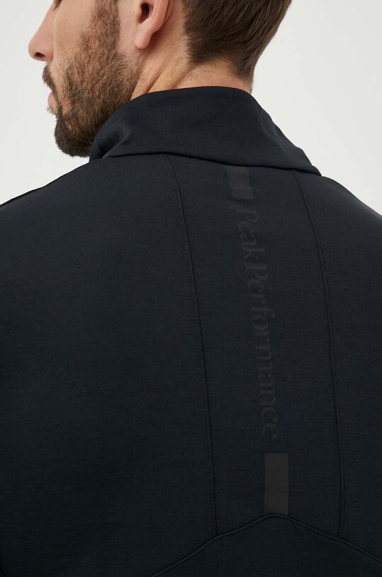 Športová mikina Peak Performance Chase Half Zip G77180 čierna
