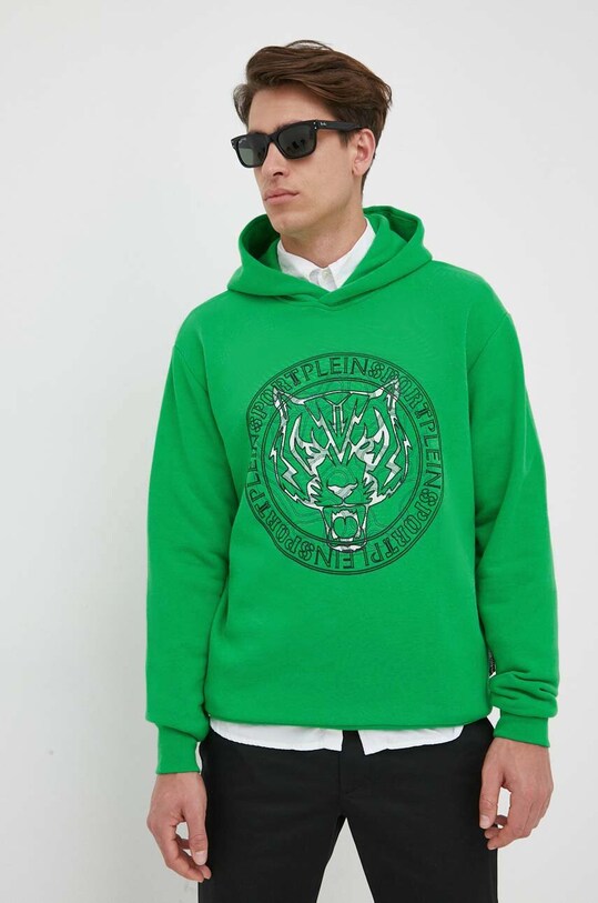 Кофта PLEIN SPORT з капюшоном зелений PACC.MJB3021.SJO001N