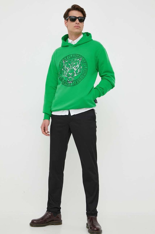 PLEIN SPORT bluza PACC.MJB3021.SJO001N verde SS23