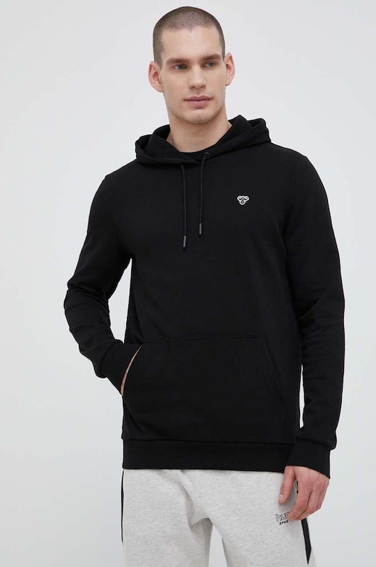 Hummel hanorac de bumbac 219021 negru SS23