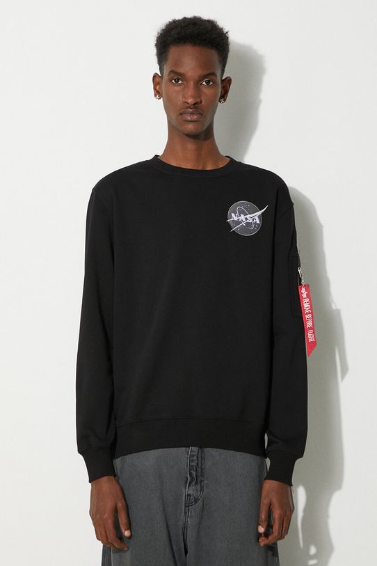 Одежда Кофта Alpha Industries Space Shuttle Sweater 178307.03 чёрный