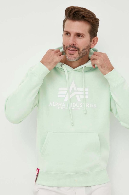 Alpha Industries bluză print verde 178312.43